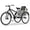 Black, variant on MOONCOOL Adult Tricycle, 7 Speed Three Wheel Bike Tricycle Cruiser Trike, 24/26/27.5 Inch Adults Trikes with Shopping Basket, Exercise Men's Women's Tricycles