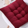 thumbnail image 6 of Chair Seat Pads Clearance Seat Cushion, Solid Color Cushion, Soft, Comfortable and Aurable, Office Chair Cushion, Desk Chair Cushion(Red,40cm/1PC), 6 of 7