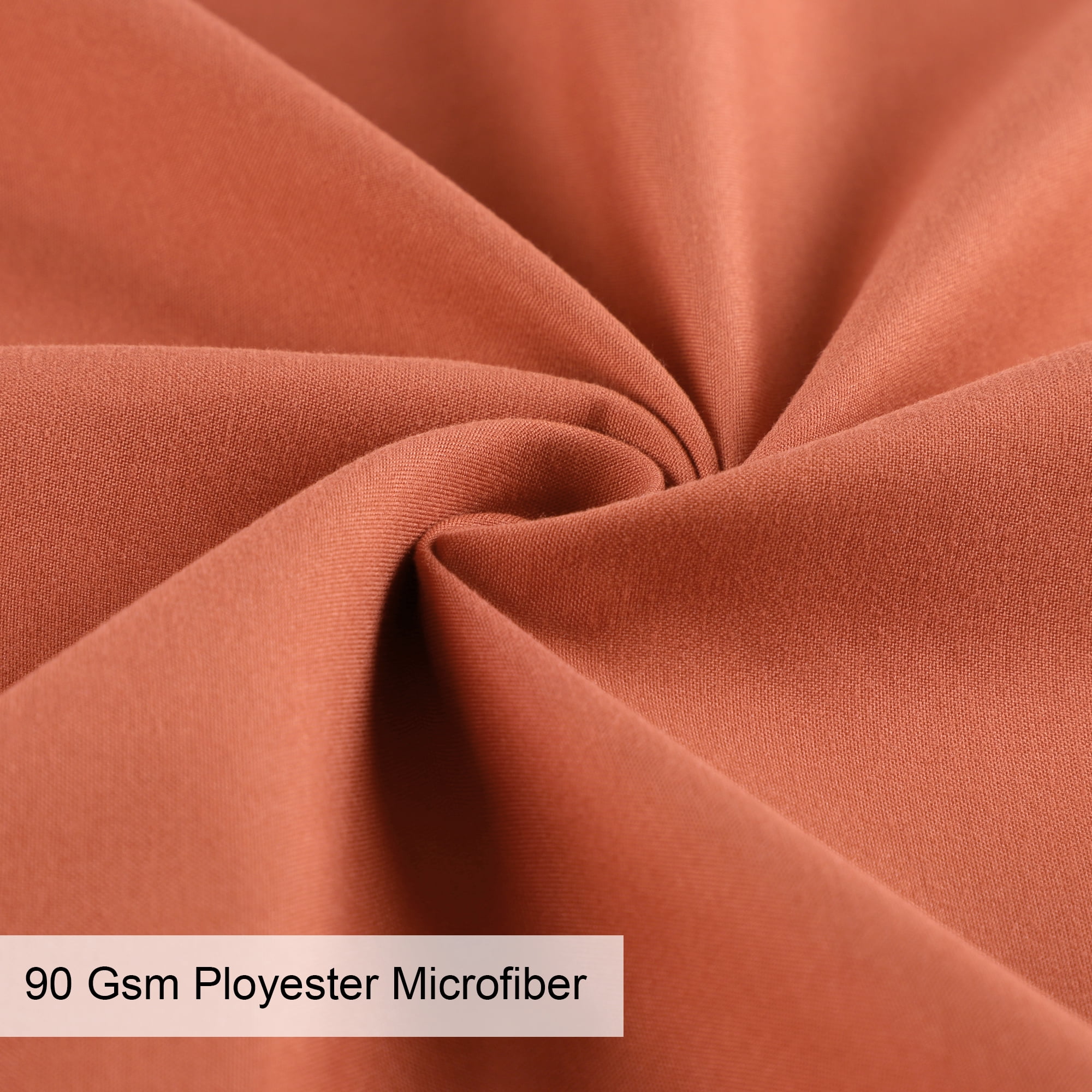 Unique Bargains Pillowcases Zippered Microfiber Body Pillow Cover Orange 20" x 54"