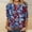 X001-Blue, variant on Goodtrade8 Women's July 4th Shirts Short Sleeve American Pullover Red White and Blue Crew Neck Graphic Summer , Casual Red White and Blue Tops for Women Fashion
