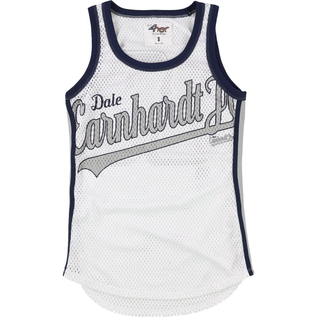 Jersey G-III Sports Dale Earnhardt Jr. para mujer blanco grande