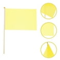 thumbnail image 6 of SENSETH 25pcs Small Solid Color Flags Celebration Waving Flags Parade Colored Small Flags Party Flags Decors, 6 of 7