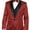 Red, variant on Statement Bellagio Men's Paisely 3 Piece Modern Fit Tuxedo - Red - 48R