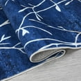 thumbnail image 3 of Hasoo Washable Area Rug 4' x 6' Messy Branch Rugs for Living Room Non-Slip Accent Carpet Blue, 3 of 5