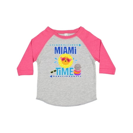 

Inktastic Miami Florida Vacation Gift Gift Toddler Toddler Girl T-Shirt