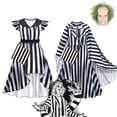 thumbnail image 2 of Nuevo disfraz de Cosplay para niños de BBeetlejuice 2, disfraz de demonio embaucador para niñas pequeñas, vestido de princesa, traje divertido de Halloween, 2 of 5
