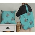 thumbnail image 5 of Soimoi Polyester Crepe Fabric Leaves Block Decor Fabric Printed Yard 52 Inch Wide, 5 of 5