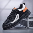 thumbnail image 4 of 2026 Spring Summer  Trendy Mens Youth Casual Sports Sneakers | Elastic Closure, Low Top Design，Korean-Style Student Tenis de Hombre Shoes, 4 of 9