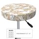 thumbnail image 4 of Balery Retro Bunny Flower Fundas de asiento para taburete de bar redondo de tela de terciopelo ajustables que protegen de arañazos y manchas para sillas de 14 a 17 pulgadas.-13 inch, 4 of 7