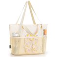 thumbnail image 1 of Bolso de Playa KABAQOO Grande Impermeable y Resistente a la Arena para Mujeres, 1 of 8