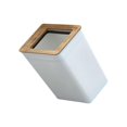 thumbnail image 5 of Modern Simple Style Nordic Trash Bin with Bamboo Lid and Humanized Pressure Ring Design for Kitchen, Bathroom, Bedroom Household Use, 5 of 5
