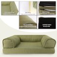 thumbnail image 2 of Cama para perros Cama para mascotas Sofá para perros Cama acolchada suave y lavable para perros con base antideslizante para perros medianos y grandes, 2 of 10