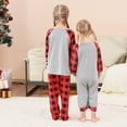 thumbnail image 4 of Onlypjs Family Christmas Pajamas Matching Sets – Plaid Long Sleeve Holiday Sleepwear for Women, Men, Couples, 4 of 7