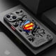 thumbnail image 3 of Phone Case for iPhone 12 Mini XS X 14 Pro Max 7 6S 8 Plus SE 15 11 Pro XR 13 B-Batman Spider S-Superman logo Soft Silicone Cover, 3 of 5