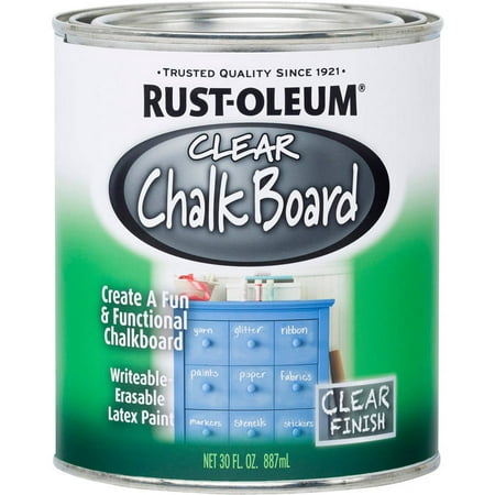 Clear Chalkboard Paint, 30 oz (Best Way To Clean Chalkboard Wall)