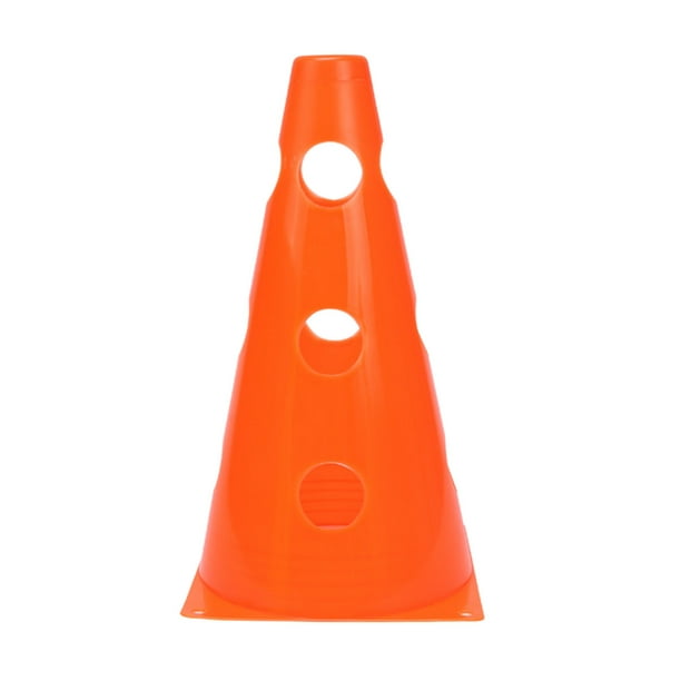 Multifunctional Obstacle Training Cone 23cm | Soccer Football Basketball Tapered PE Marker - Durable Weatherproof | Agility Drill Tool for Fitness Coordination - 9 Inch | Single Piece