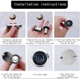 thumbnail image 5 of unique Peephole Front Door Viewer with Privacy Cover, One-Way 200 Degrees,5/8 inch, 5 of 5