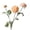 A001- Earthy Yellow, variant on Artificial Ranunculus Silk Flower Stems, Silk Flowers for Home Decor Indoor, Artificial Flowers for Decoration, Faux Flowers for Indoor Decor, 3 Heads Flocked Red Orange