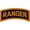 TAB,RANGER, variant on US ARMY, 010TH Inf. Div. - Patriotic Patches, Embroidered Iron On Patch - 3"
