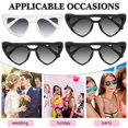 thumbnail image 3 of Gafas de Sol Flutesan en Forma de Corazón con Estilo Retro y Ojos de Gato para Mujeres, 3 of 6