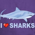thumbnail image 3 of CafePress - I Love Sharks Dark T Shirt - Men's Classic Graphic Cotton T-Shirt, 3 of 4