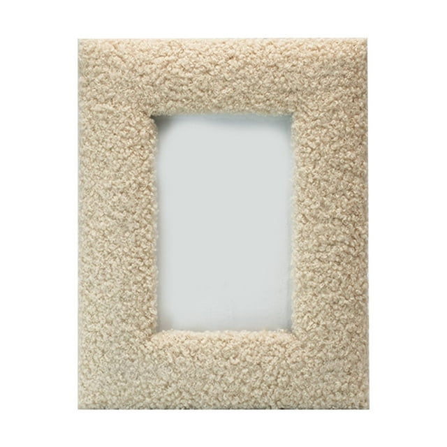 Siruishop Decorative Photo Frame Desktop Picture Frame for Living Room Entrance Office Apricot