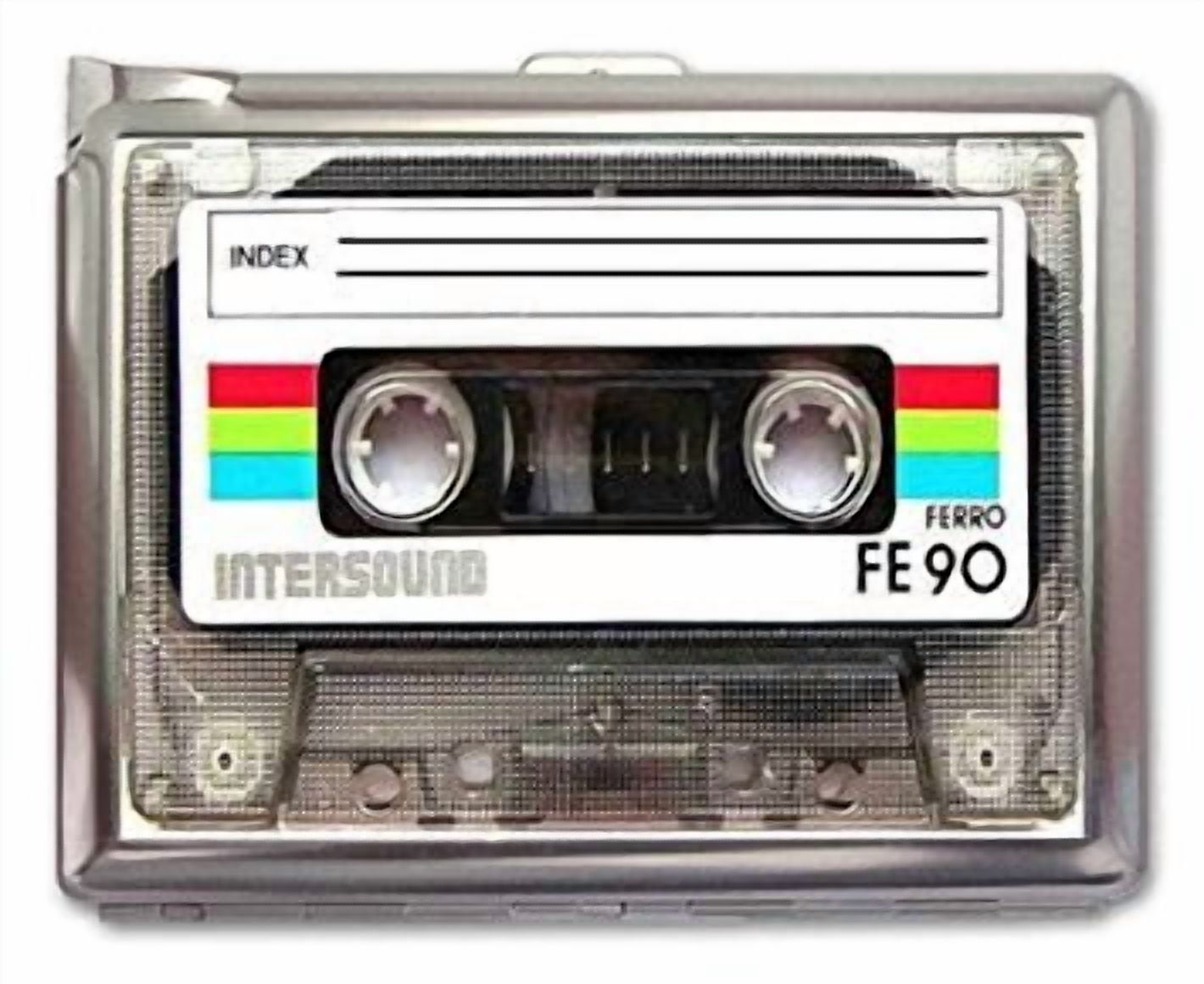 Cassette Tape Cigarette Case Lighter or Wallet Business Card Holder