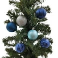 thumbnail image 2 of Holiday Time 24-Count Shatterproof Ornaments-Blue/Teal/Silver, 2 of 5