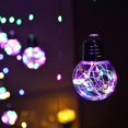 thumbnail image 2 of Curtain Lights 200 LED Window Curtain String Lights with Remote, USB Battery Powered Twinkle Globe Fairy Lights for Wedding Party (Multi-Colored), 2 of 5