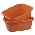 thumbnail image 1 of Qskely 3-Pack 18 Quart Large Plastic Wash Basin Dish Pan, 1 of 5