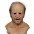 thumbnail image 2 of Máscara de Abuelo para Halloween | Cara Arrugada de Anciano Realista | Material Ligero y Duradero | Ajuste Ajustable | Perfecta para Fiestas de Halloween, Concursos de Disfraces y Representaciones Te, 2 of 6