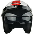 thumbnail image 6 of Open Face Motorcycle Helmet DOT Approved Half Casco Fit Men Women ATV Moped Scooter, 6 of 7