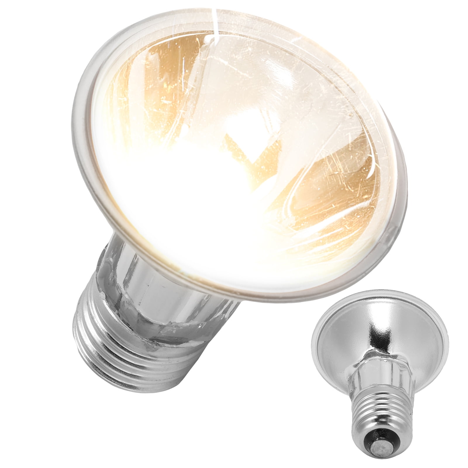 Henmomu Reptile Sun Lamp, Reptiles Heat Bulb Glass Lampshade UVA UVB