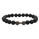 thumbnail image 2 of Herramientas y mejoras para el hogar: pulseras de mancuernas negras para hombres y mujeres, juego de pulseras de cuentas de mancuernas de piedra natural, regalos, cuerdas A, 2 of 4