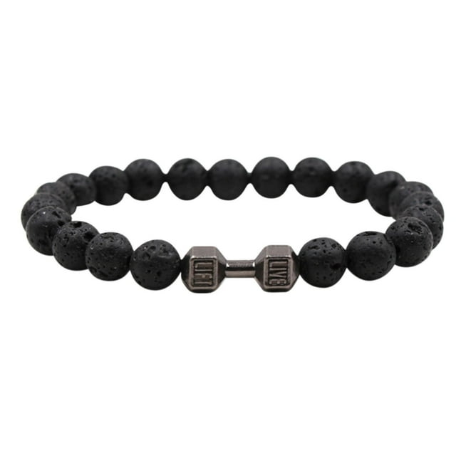 Regalos para las Mujeres Negro Pulsera de la Manumbra para Hombres Y Mujeres, Piedra Natural Pulsera de la Manumbra con Cuentas Set Regalos para Hombres