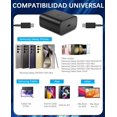 thumbnail image 3 of Cargador Tipo C Carga Rapida 45W, Cargador Tipo C Samsung s24-s23-ultra con 1.8M Cable USB C Carga Rapida,Cargador USB C para Samsung Galaxy S24/S21/ s24-23Ultra/S9S10/a54 (Negro 1 Pack), 3 of 5