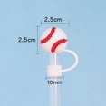 thumbnail image 3 of 4Pcs Cute Straw Topper, Cartoon Straw Cover Cap for 10mm Reusable Straws, Silicone Dust-Proof Plug for Tumblers, Fun Drink Accessory, Great as a Valentines Day Gift E, 3 of 6