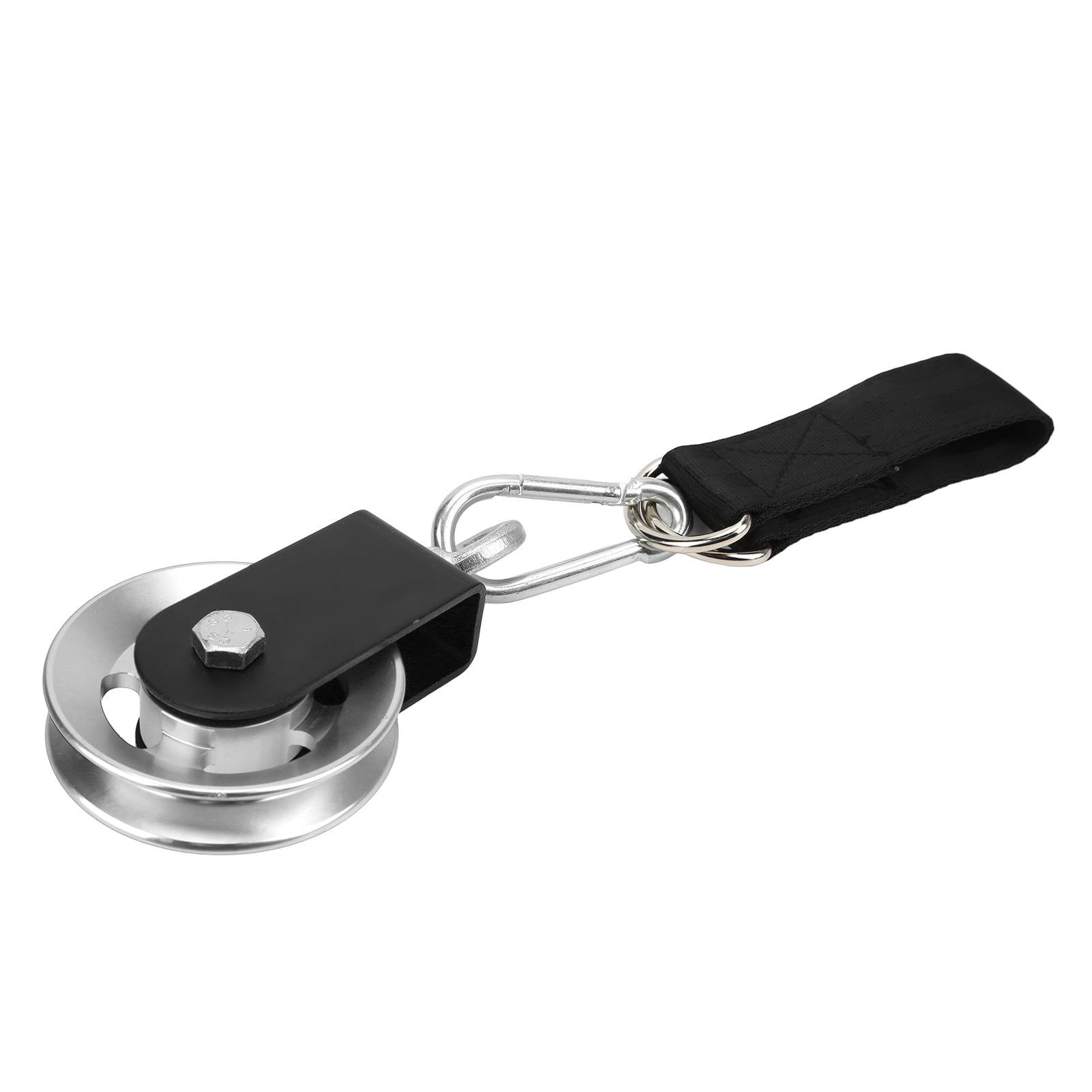 Gym Pulley, Fluent 360 Degree Rotating Hanging Pulley Silent 350 LBS Bearing For Outdoor