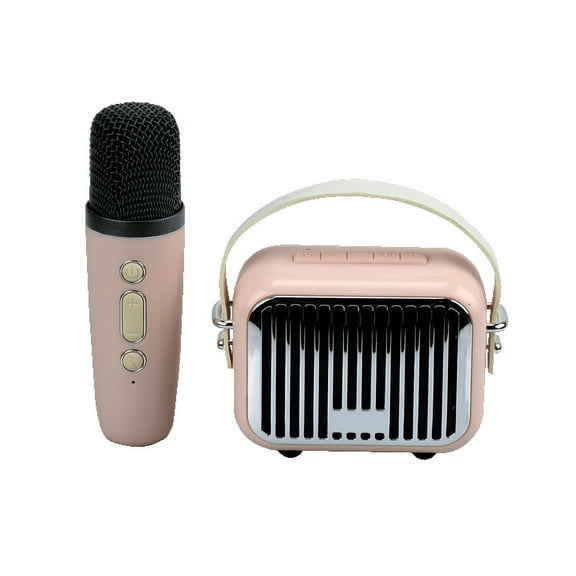 Pocket Karaoke-Microphone & Speaker Combo-Pink (PK-PINK)