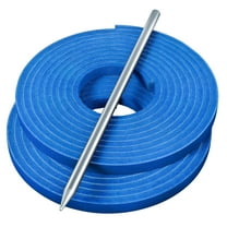 TOFL Baseball Glove Lace Repair Kit 2 Leather Laces Lacing Needle Blue 72" x 3/16"