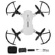 thumbnail image 1 of Helicóptero blanco portátil y estable para emocionantes aventuras aéreas Mini dron plegable con diseño de doble brazo, 1 of 8