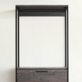 thumbnail image 5 of Newboti Furniture Monica Wood Walk-in Closet with Three Drawers and One Shelf in Rustic Gray 17435, 5 of 5