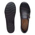 thumbnail image 4 of Clarks® Cora Harbor Women's Leather Shoes Color: Black Size: 9 WIDE, 4 of 4