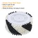 thumbnail image 3 of Uxcell Alfileres de Costura Rectos con Cabeza de Perla Redonda para Manualidades DIY, Paquete de 960 en Negro y Blanco, 3 of 5