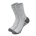 thumbnail image 6 of Men's Cotton Full Cushioned Crew Socks, Non-Binding Breathable Performance Athletic Boot Socks, Durable Sports Cushion Socks for Work, Hiking, Basketball and Daily Running,Beige, 6 of 6
