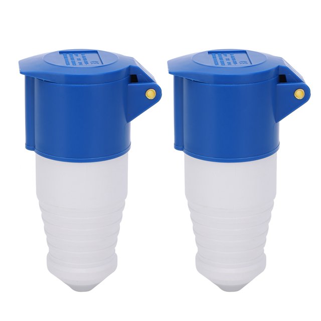 Oubit Single Phase Industrial Power Connector,2Pcs Industrial Power Connector Hole Industrial Power Connector Electrical Auxiliary Materials User-Friendly Design