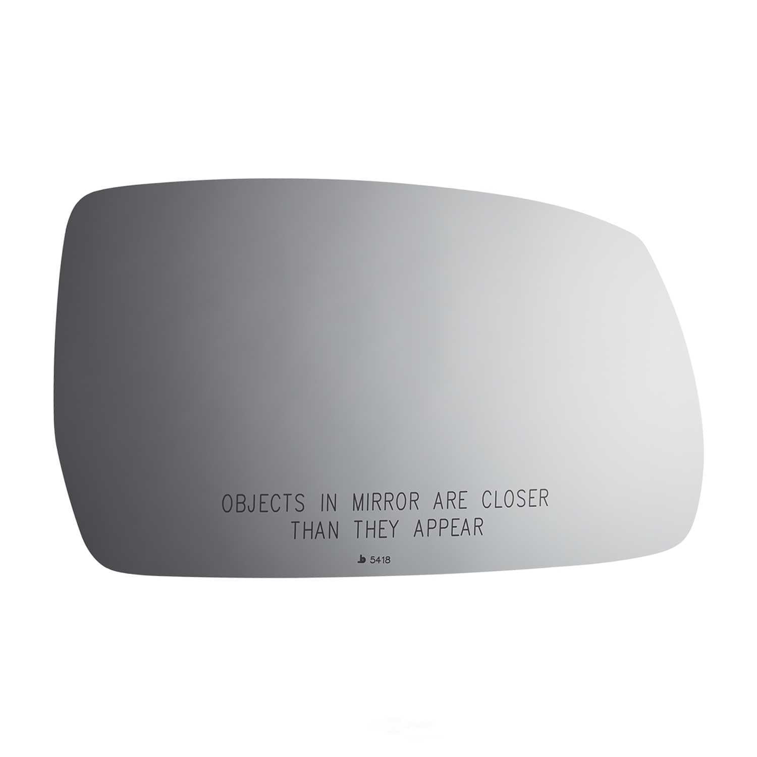 Burco Side View Mirror Replacement Glass - Clear Glass - 5418