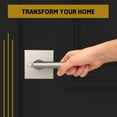 thumbnail image 7 of Mega Handles | Prime Privacy Door Lever | Satin Nickel, 7 of 7