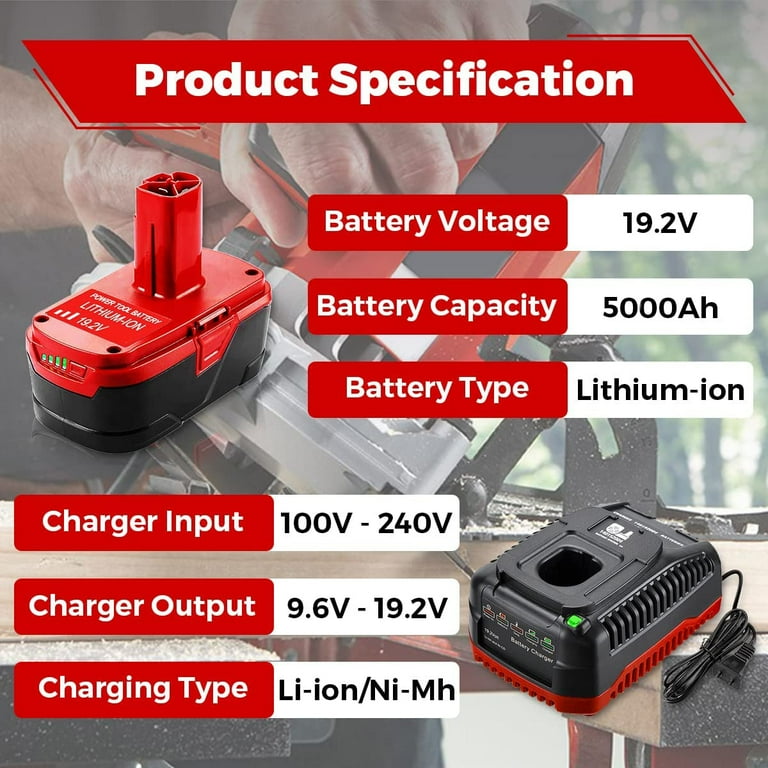 Diehard 20V Lithium-Ion Battery Charger, Quick Battery Charger