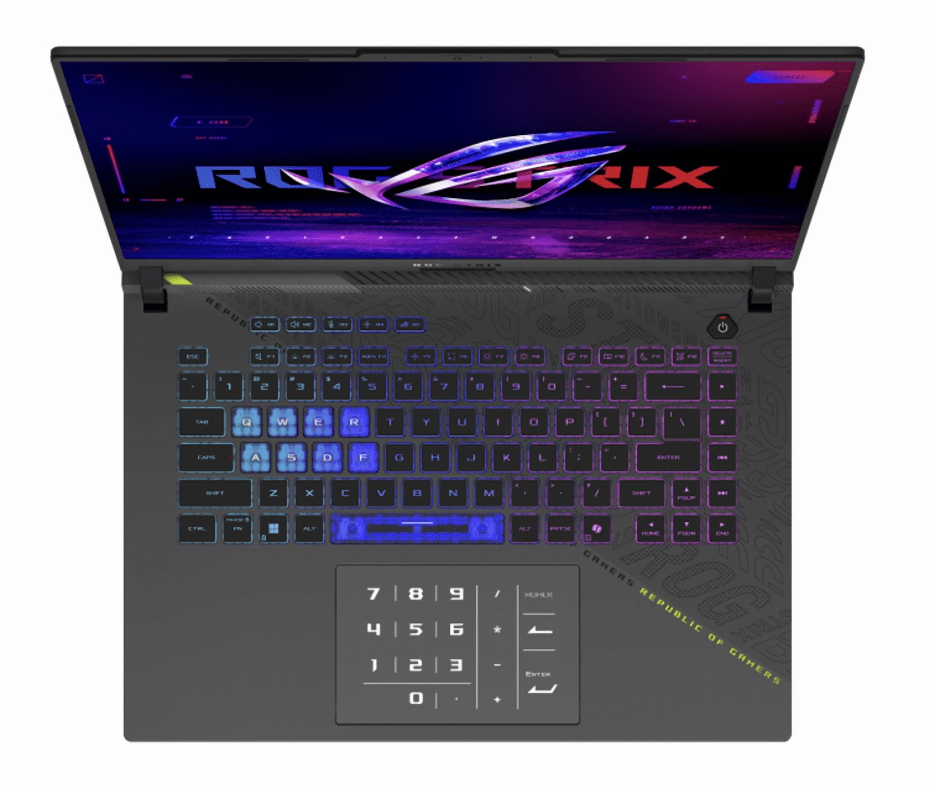 ASUS ROG Strix G16 AI Gaming Laptop 16.0in 240Hz IPS WQXGA Display (AMD Ryzen 9 9955HX, NVIDIA GeForce RTX 5070 8GB, 64GB DDR5, 4TB PCIe SSD, RGB KB, WiFi 6E, Webcam, Win 11 Home) w/USB-C Dock